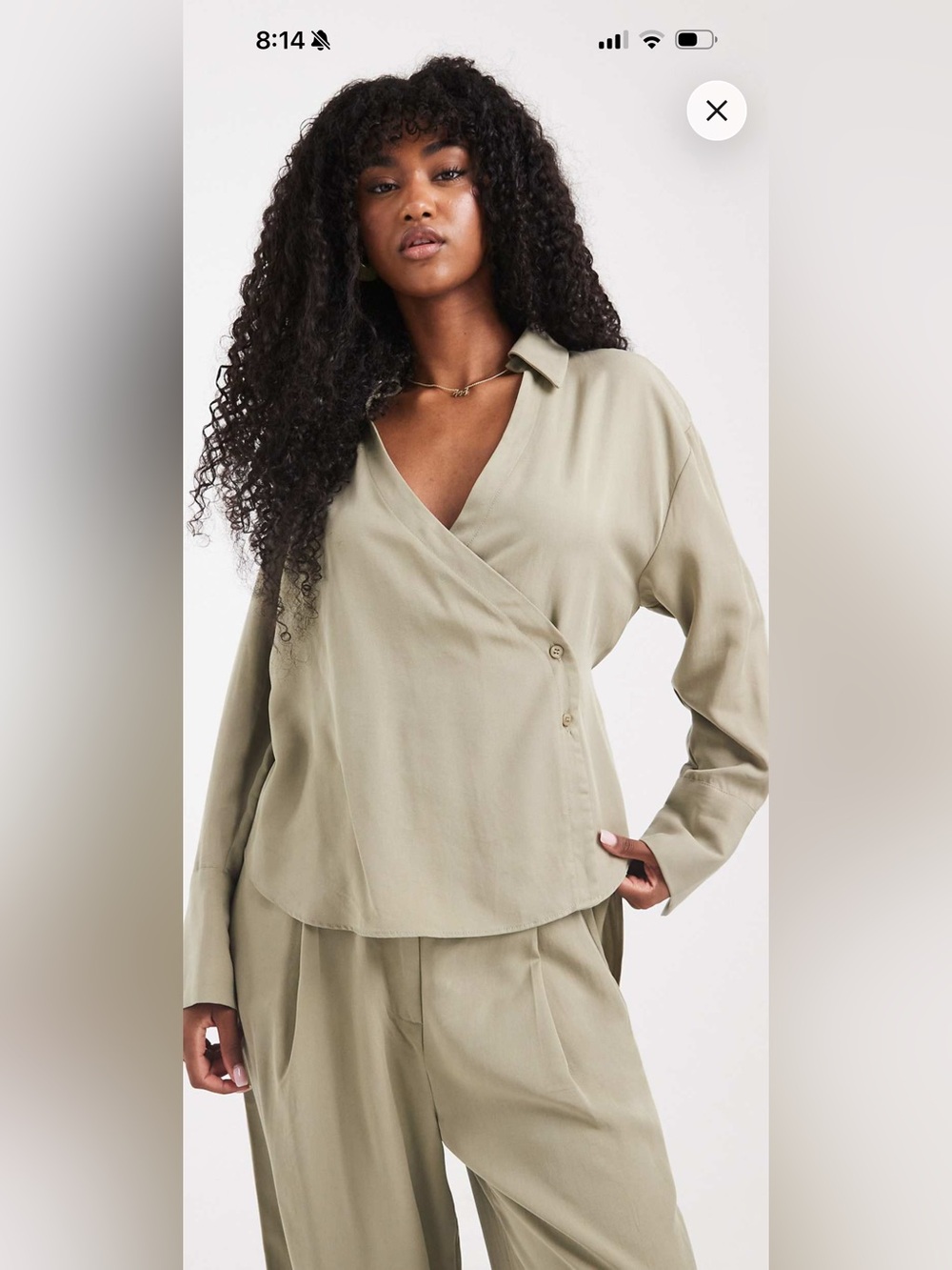 ASOS Design Sage Green Set US Size 8